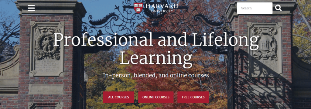 Harvard Online Learning